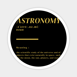 Word Astronomy Magnet